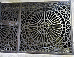 steeple ashton church wilts c19 cast iron heating grill