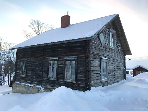 ancient log house, Norderön
