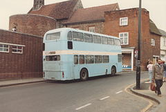 Cambus 715 (WPW 200S) in Bury St. Edmunds – 2 May 1987