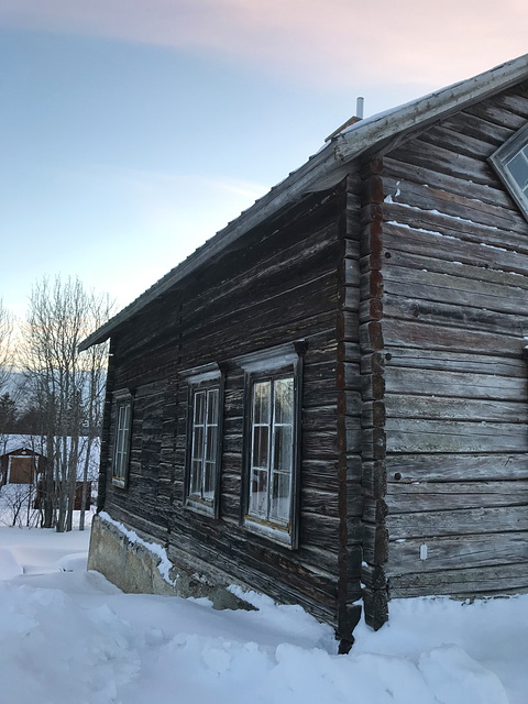 ancient log house, Norderön