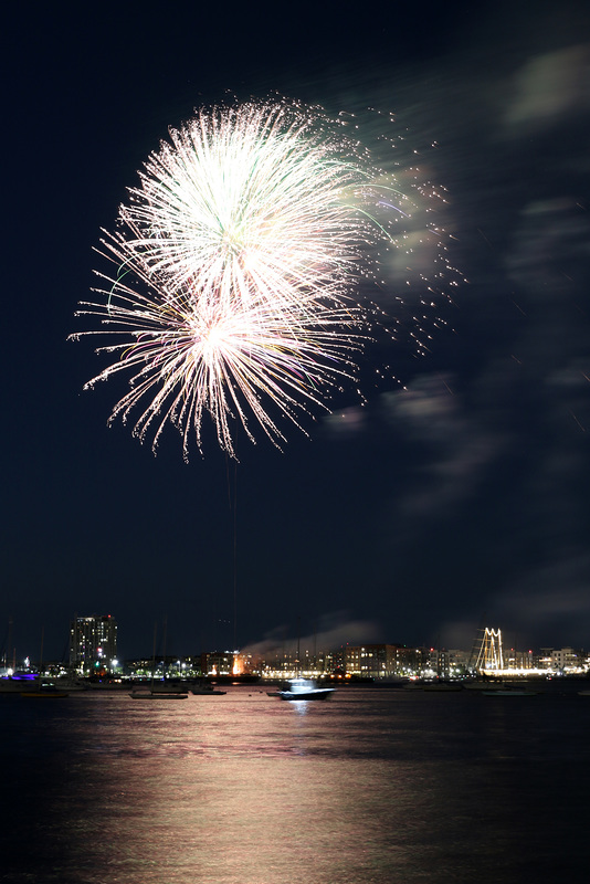 Lighting up the sky