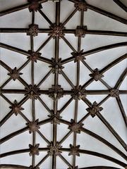 steeple ashton church wilts  c16 wooden boss vaulting