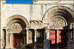 Abbaye Saint-Gilles Westportal