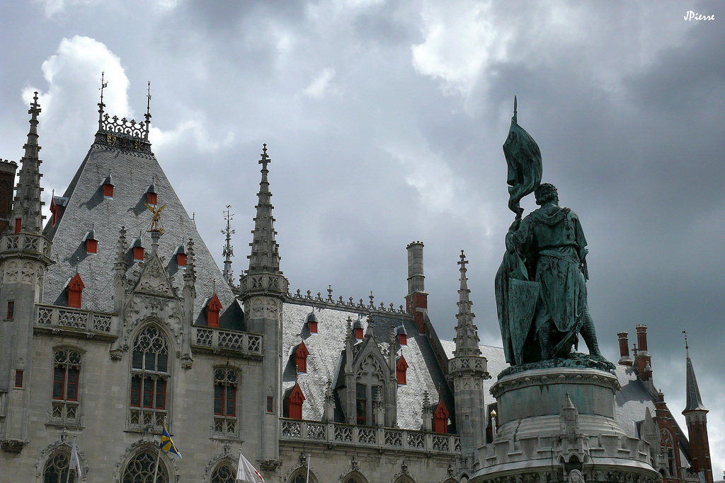 Hotel de ville de Bruges (Belgique)