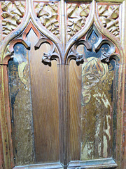manaton church, devon, c16 screen dado  (2)