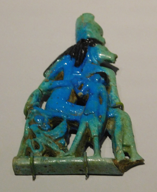 Amulet of a Lion-headed Goddess Nursing a Child in the Metropolitan Museum of Art, January 2026