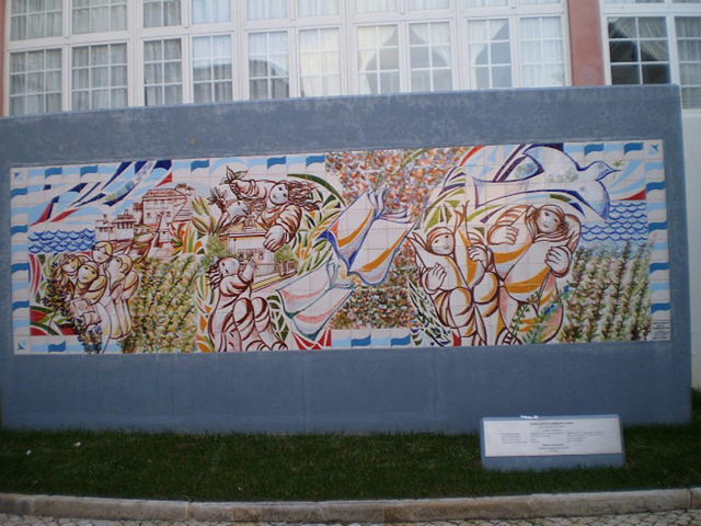 Ceramic panel.