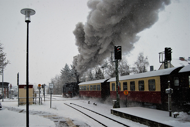 Niedersachswerfen Ost im Schnee!