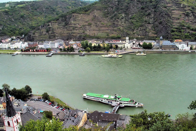 Raddampfer "Goethe", St. Goar.