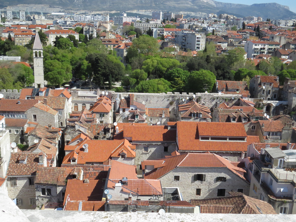 En haut de la cathédrale : en regardant vers le nord.