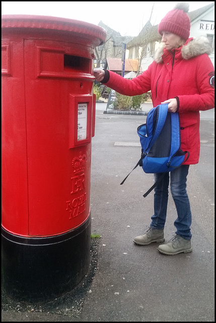 red is for pillar box