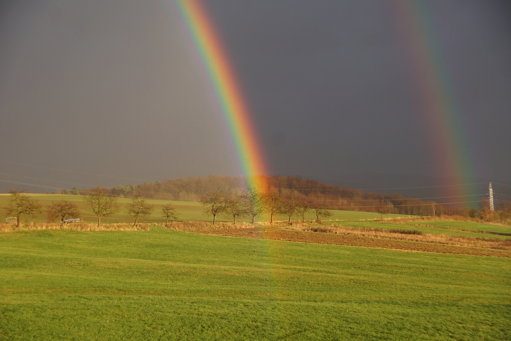 Doppelter Regenbogen II