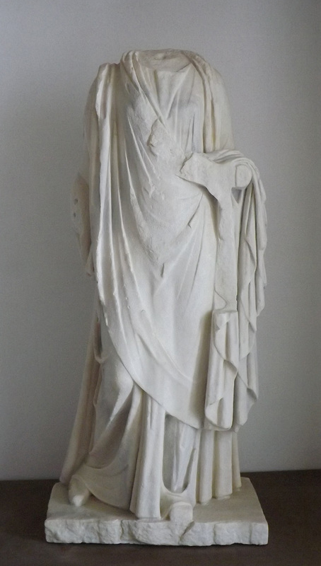 Marble Female Statue in the Museo Campi Flegrei, June 2013