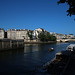 Du Pont de l'Archevêché , pas loin du Pont Sully , côté rive gauche .