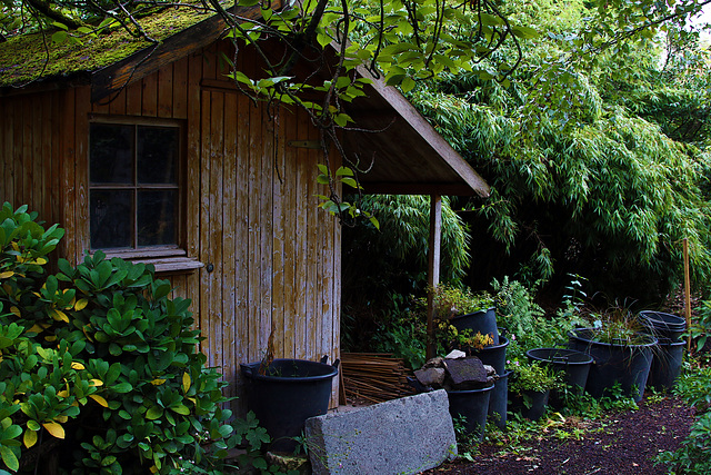 La cabane d'un jardinier