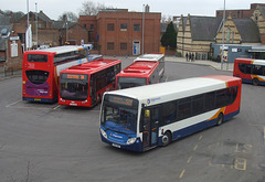 Stagecoach 27644 (GX10 HBZ) in King's Lynn - 22 Mar 2018 (DSCF1050)