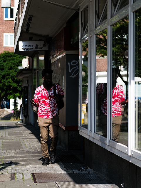 Red shirt