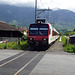 Der Regiozug R91 bei Massongex