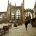 Coventry: The roofless ruins of the old cathedral (Church of St Michael)