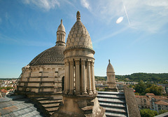 Sur le toit de la cathédrale St Front de Périgueux