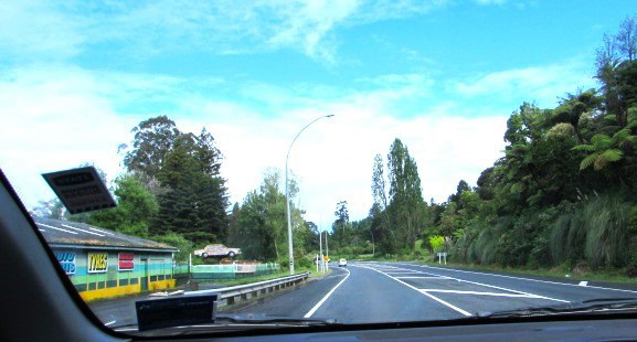 Exiting Hamilton To The South.