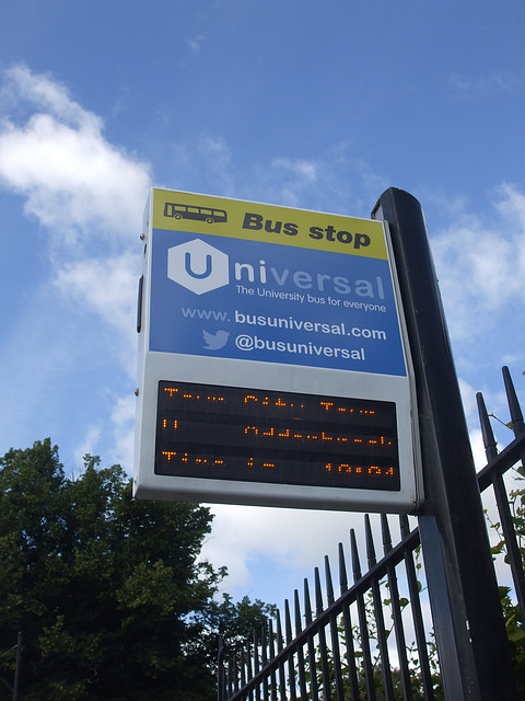 DSCF4627 Bus stop in Silver Street, Cambridge - 4 Aug 2016 DSCF4627 Bus stop in Silver Street, Cambridge - 4 Aug 2016