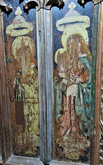 manaton church, devon, c16 screen dado  (9)