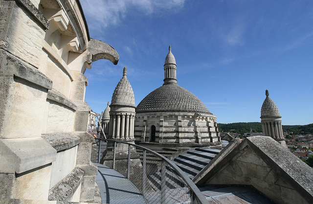 Sur le toit de la cathédrale St Front de Périgueux