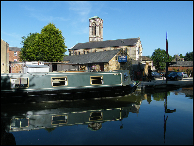 canalside in blue