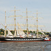 Das russische Segelschulschiff "Kruzenshtern"