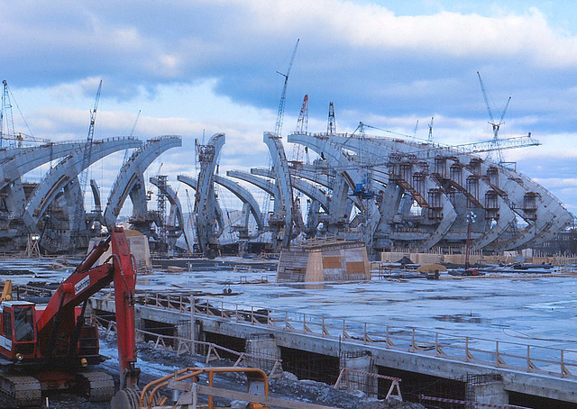 building a stadium