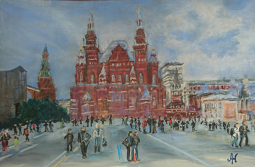 Pastel - la place Rouge - Moscou 2016