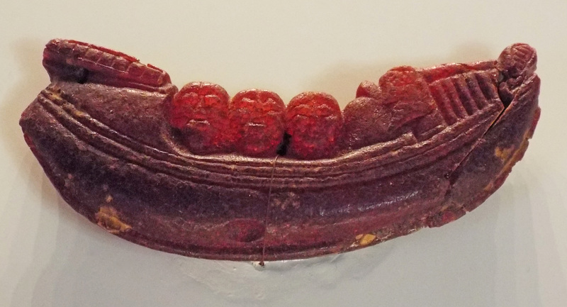 Amber Ship with Figures in the Getty Villa, June 2016