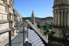 Sur le toit de la cathédrale St Front de Périgueux