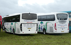Mullanys Coaches YT68 LCV and PO68 BZA at Showbus - 29 Sep 2019 (P1040516)