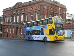 First Eastern Counties 36268 (BG12 YKA) in Norwich - 2 Dec 2022 (P1140234)