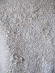 very thin felt (silk and merino)