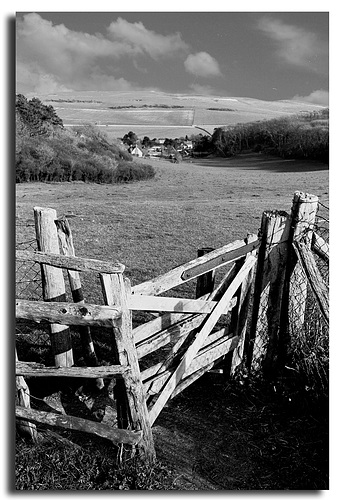 East Dean from Friston Church, Sussex