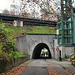 S-Bahn-Haltepunkt Mettmann-Zentrum über der Brücker Straße / 1.11.2016