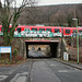 Hasselstraße mit Brücke der Volmetalbahn (Hagen-Eilpe) / 18.12.2016