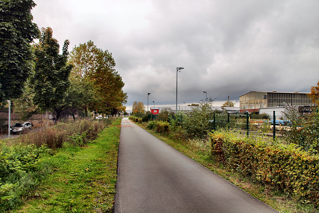 Radweg "Rheinischer Esel" am ehem. Bahnhofsgelände Witten Ost / 15.10.2022