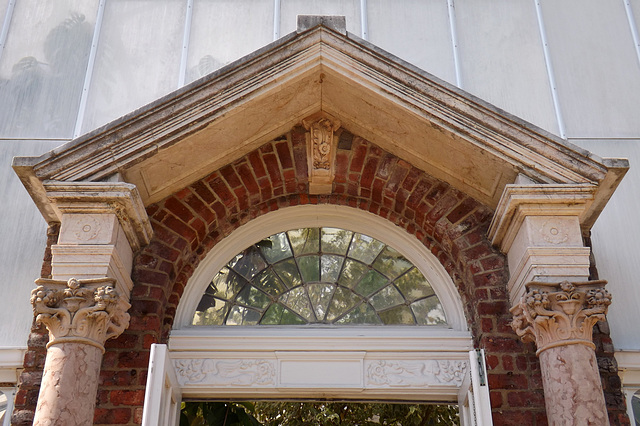 Detail of the Entrance to the Hibiscus House at Planting Fields, May 2012