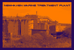 Newhaven Marine Treatment Plant given a colour gradient treatment - 28.11.2015