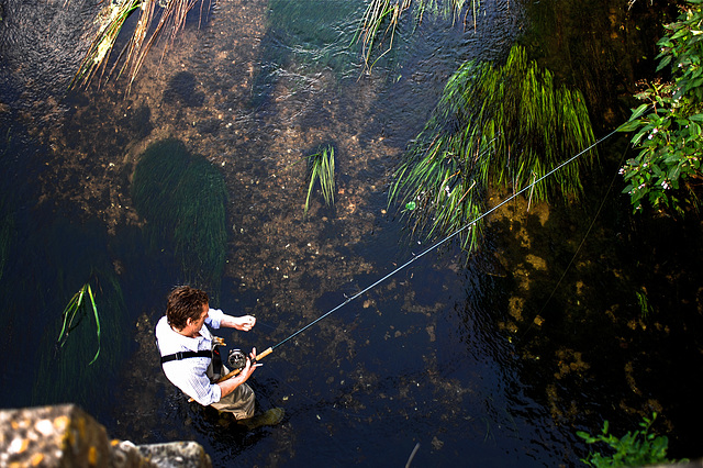 Fishing at Reybridge