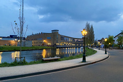 View of the former spinning mill of textile factory Clos & Leembruggen