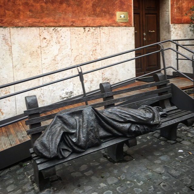 Homeless Jesus.