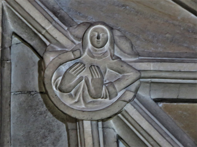 steeple ashton church wilts  c16 vaulting boss (4)