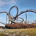 Heinrich-Hildebrand-Höhe, Landmarke "Tiger & Turtle" (Duisburg-Wanheim-Angerhausen) / 20.01.2024