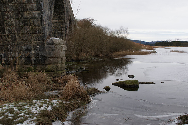 Loch Stroan In Winter