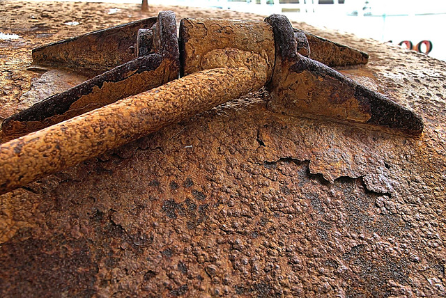 Abandoned Trawl Door. N.Shields Fishquay